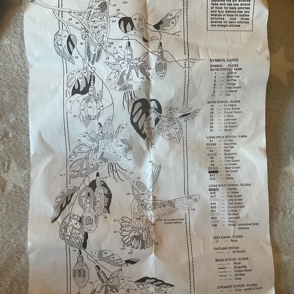 VTG Huge Lot Of Cross-Stitch Needlepoint*Open*Kits and Materials Patterns*READ - Picture 8 of 16